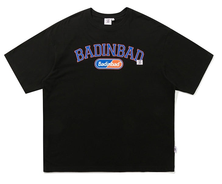 ベドインベド(BADINBAD) ESSENTIAL ARCH LOGO TEE_BLACK