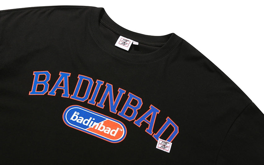 ベドインベド(BADINBAD) ESSENTIAL ARCH LOGO TEE_BLACK