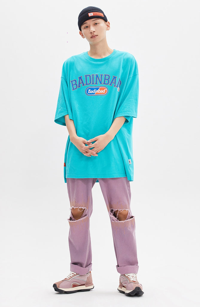 ベドインベド(BADINBAD) ESSENTIAL ARCH LOGO TEE_MINT