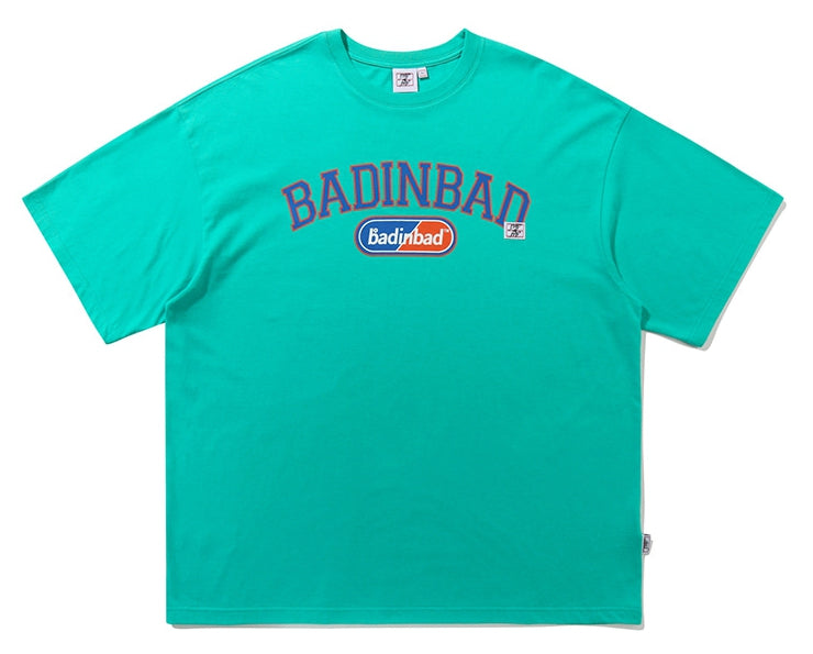 ベドインベド(BADINBAD) ESSENTIAL ARCH LOGO TEE_MINT