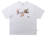 ベドインベド(BADINBAD) DAVID ANGEL TEE_LIGHT GREY