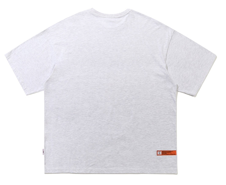 ベドインベド(BADINBAD) DAVID ANGEL TEE_LIGHT GREY