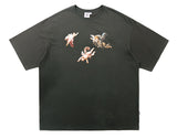 ベドインベド(BADINBAD) DAVID ANGEL TEE_CHARCOAL
