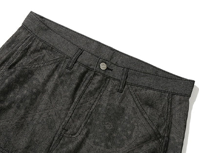 ベドインベド(BADINBAD) PAISLEY POCKET PANTS_BLACK