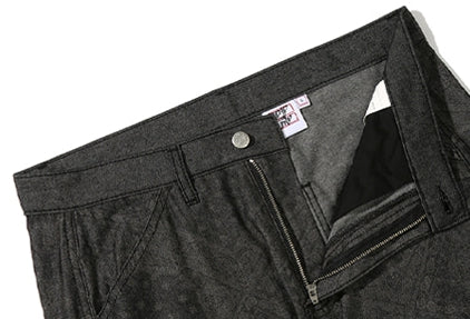 ベドインベド(BADINBAD) PAISLEY POCKET PANTS_BLACK