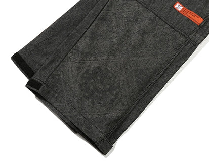 ベドインベド(BADINBAD) PAISLEY POCKET PANTS_BLACK