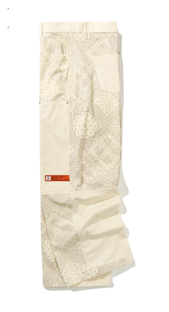 ベドインベド(BADINBAD) PAISLEY POCKET PANTS_OATMEAL