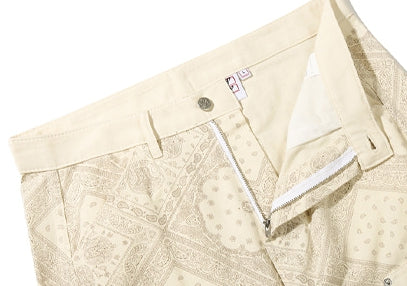 ベドインベド(BADINBAD) PAISLEY POCKET PANTS_OATMEAL