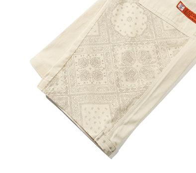 ベドインベド(BADINBAD) PAISLEY POCKET PANTS_OATMEAL