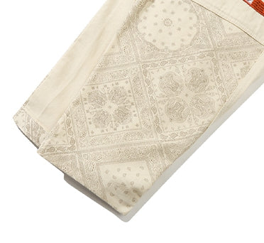 ベドインベド(BADINBAD) PAISLEY POCKET PANTS_OATMEAL