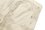 ベドインベド(BADINBAD) PAISLEY POCKET PANTS_OATMEAL