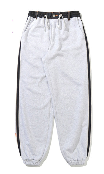 ベドインベド(BADINBAD) SIDE LINE PANTS_LIGHT GREY
