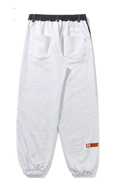 ベドインベド(BADINBAD) SIDE LINE PANTS_LIGHT GREY
