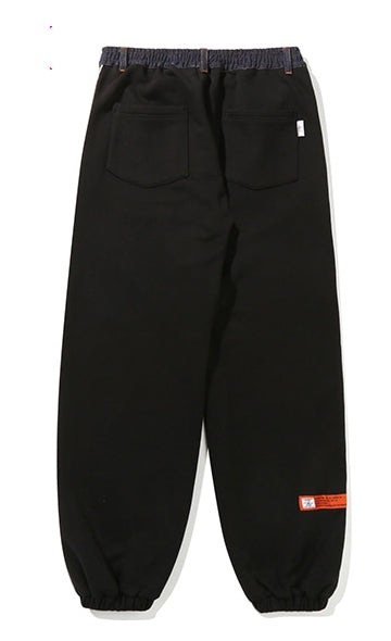 ベドインベド(BADINBAD) SIDE LINE PANTS_BLACK