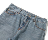 ベドインベド(BADINBAD) BEHIND LOGO DENIM PANTS_BLUE