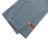 ベドインベド(BADINBAD) BEHIND LOGO DENIM PANTS_BLUE