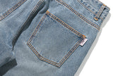 ベドインベド(BADINBAD) BEHIND LOGO DENIM PANTS_BLUE
