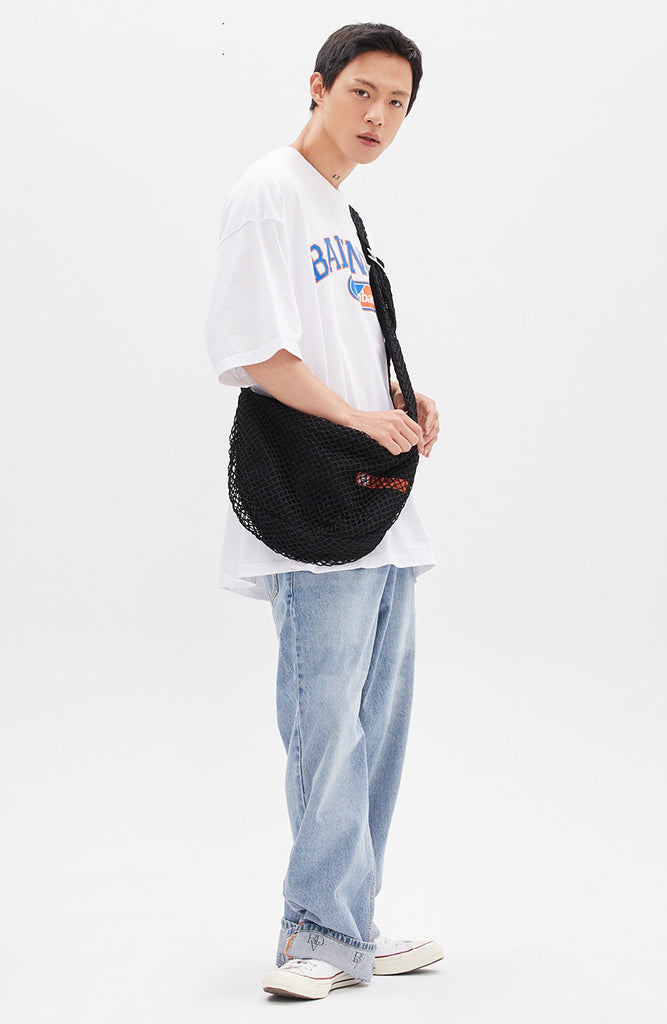 ベドインベド(BADINBAD) NET UTILITY CROSS BAG_BLACK