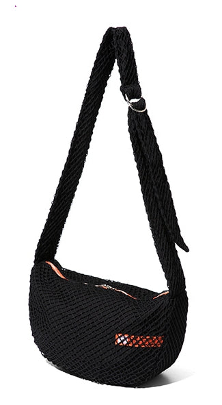 ベドインベド(BADINBAD) NET UTILITY CROSS BAG_BLACK