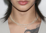 BLACKPURPLE (ブラックパープル) Petit B Pearl Layered Necklace