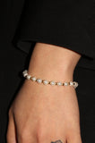 BLACKPURPLE (ブラックパープル) Little Pearl Ball Chain Bracelet