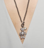 BLACKPURPLE (ブラックパープル) happy bear mini ball necklace