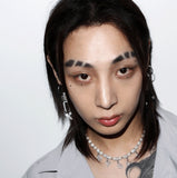 BLACKPURPLE (ブラックパープル) Little Pearl Ball Chain Necklace