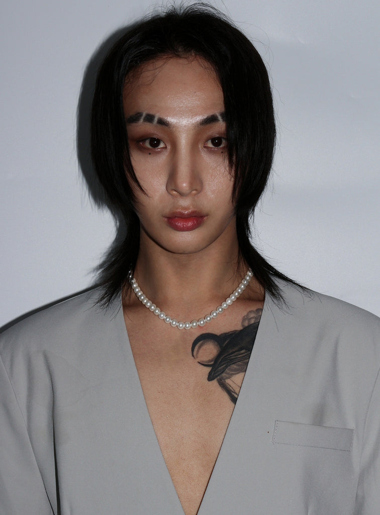 BLACKPURPLE (ブラックパープル) blair pearl necklace