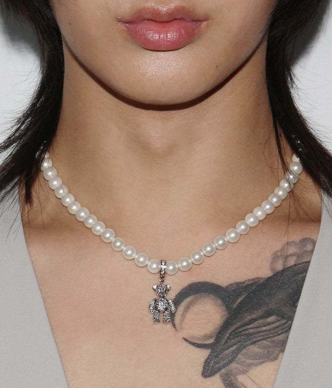 BLACKPURPLE (ブラックパープル) blair pearl necklace