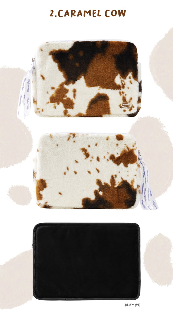 オルモストブルー(Almost Blue) FLUFFY COW LAPTOP POUCH