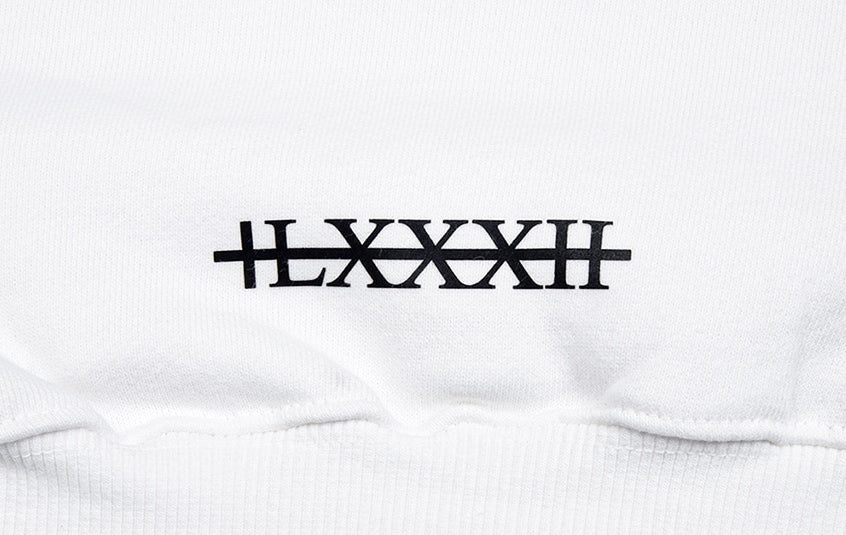 ブラックブロンド(BLACKBLOND) BBD Graffiti Logo Hoodie (White)