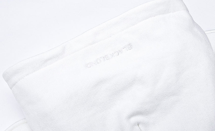 ブラックブロンド(BLACKBLOND) BBD Rainbow Graffiti Logo Number Hoodie (White)