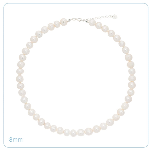 オルモストブルー(Almost Blue) NATURAL PEARL NECKLACE