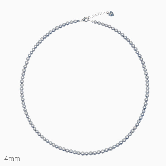 オルモストブルー(Almost Blue) GRAY COTTON PEARL NECKLACE