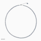 オルモストブルー(Almost Blue) GRAY COTTON PEARL NECKLACE