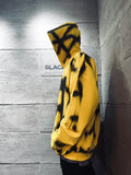 ブラックブロンド(BLACKBLOND) BBD Sprayed Custom Hoodie (Yellow)