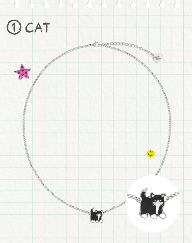 オルモストブルー(Almost Blue) ANIMAL FRIENDS NECKLACE