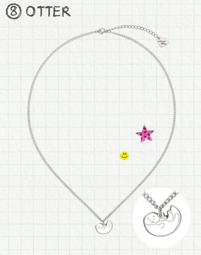 オルモストブルー(Almost Blue) ANIMAL FRIENDS NECKLACE