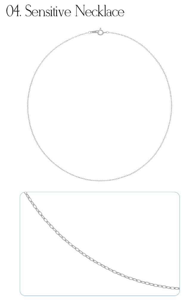 オルモストブルー(Almost Blue) 92.5 SILVER THREAD NECKLACE