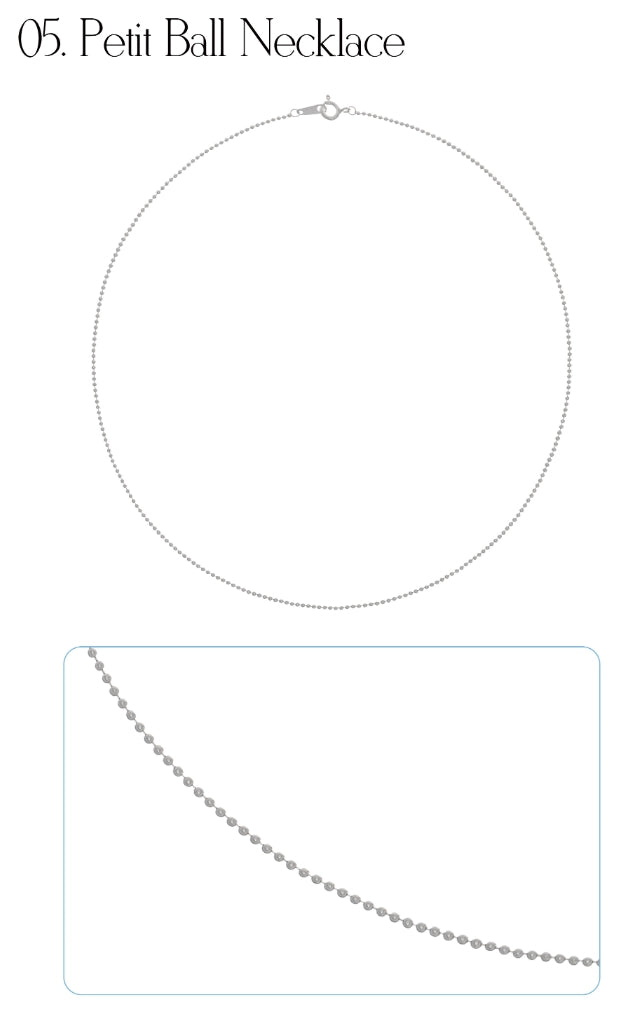 オルモストブルー(Almost Blue) 92.5 SILVER THREAD NECKLACE