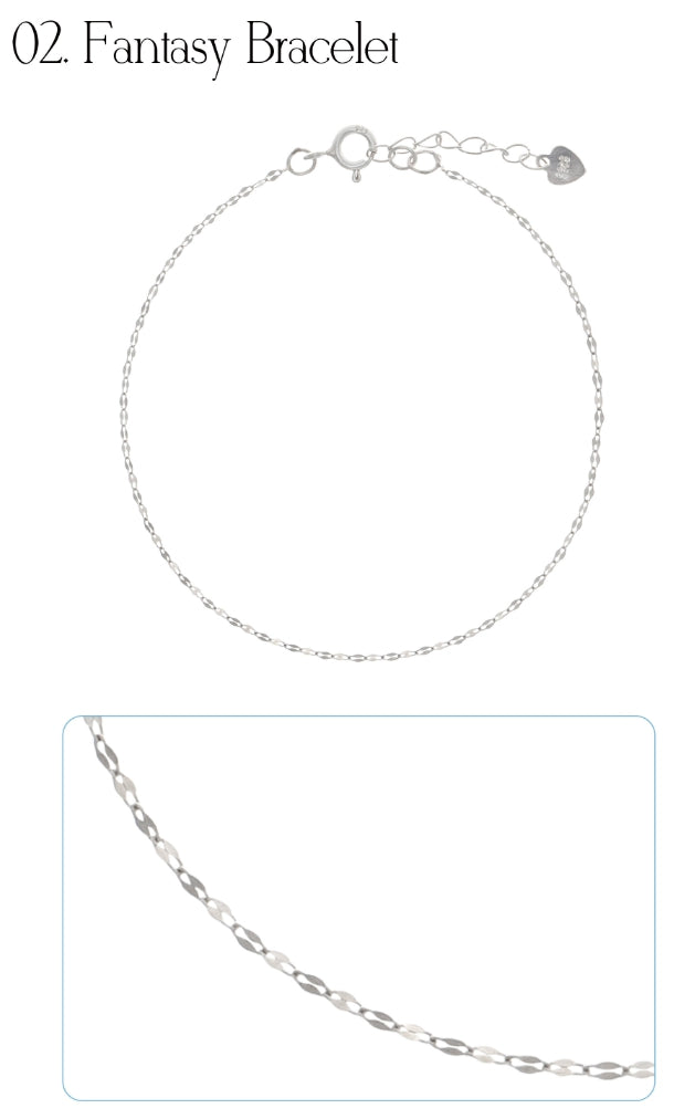 オルモストブルー(Almost Blue) 92.5 SILVER THREAD BRACELET