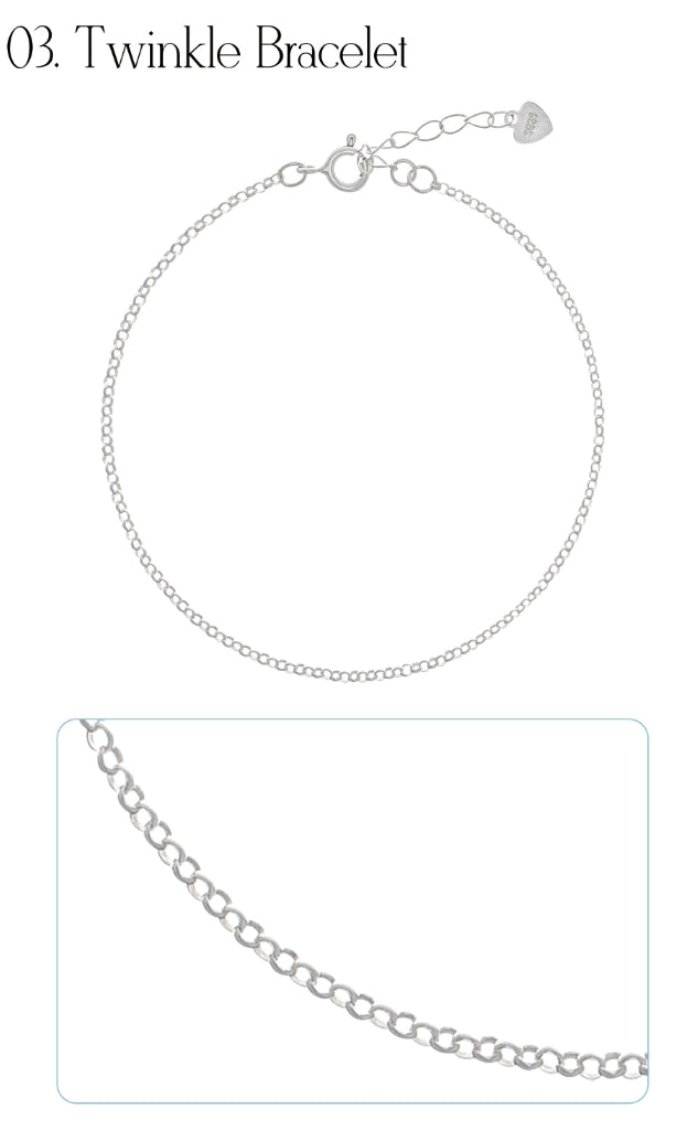 オルモストブルー(Almost Blue) 92.5 SILVER THREAD BRACELET