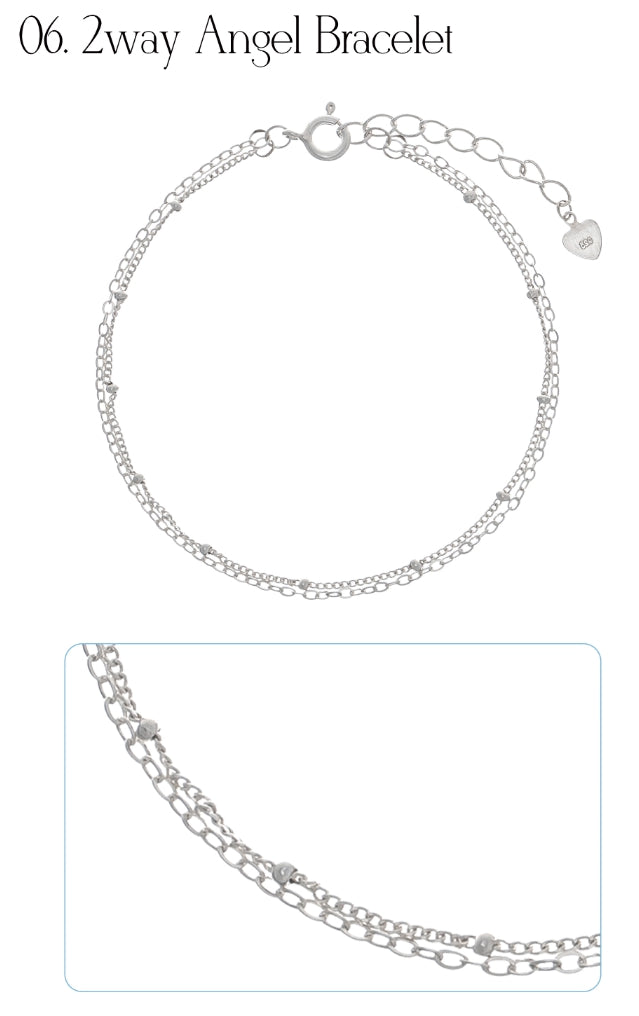 オルモストブルー(Almost Blue) 92.5 SILVER THREAD BRACELET