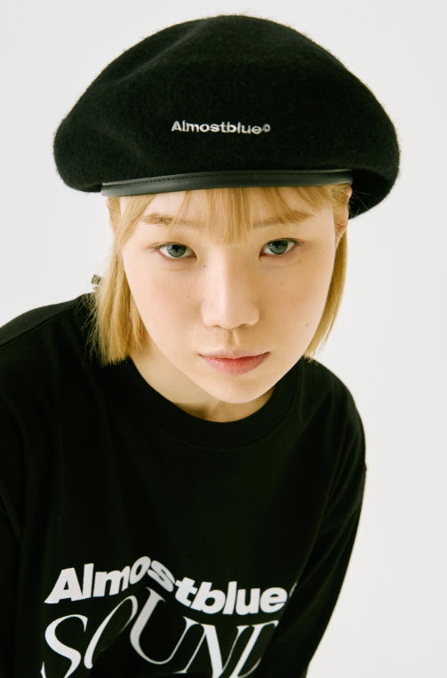 オルモストブルー(Almost Blue) ALMOSTBLUE LOGO BERET