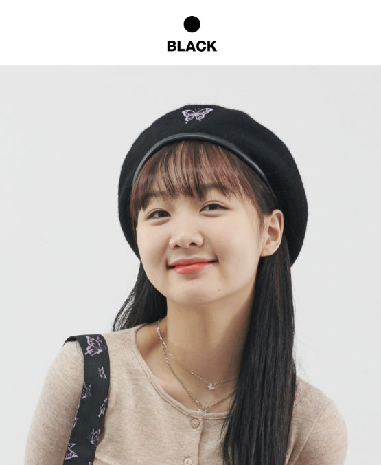 オルモストブルー(Almost Blue) BUTTERFLY BERET