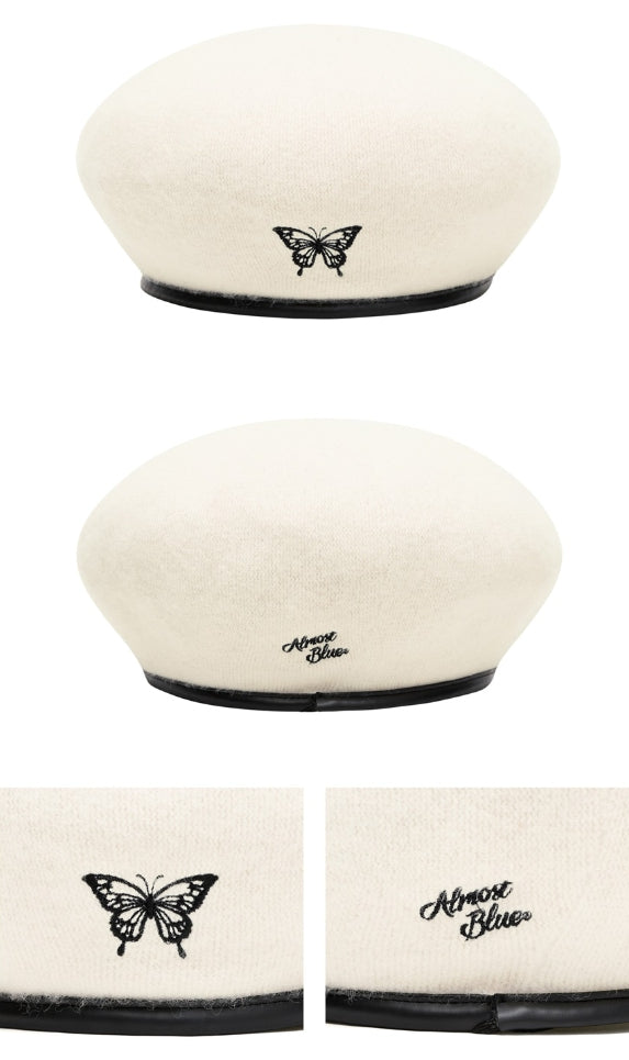 オルモストブルー(Almost Blue) BUTTERFLY BERET