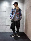 ブラックブロンド(BLACKBLOND) BBD Sprayed Custom Denim Jacket (Blue)
