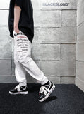 ブラックブロンド(BLACKBLOND) BBD History Smile Logo Cargo Jogger Pants (White)