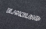 ブラックブロンド(BLACKBLOND) BBD Border Graffiti Logo Pigment T-Shirt (Charcoal)