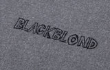 ブラックブロンド(BLACKBLOND) BBD Border Graffiti Logo Pigment T-Shirt (Gray)